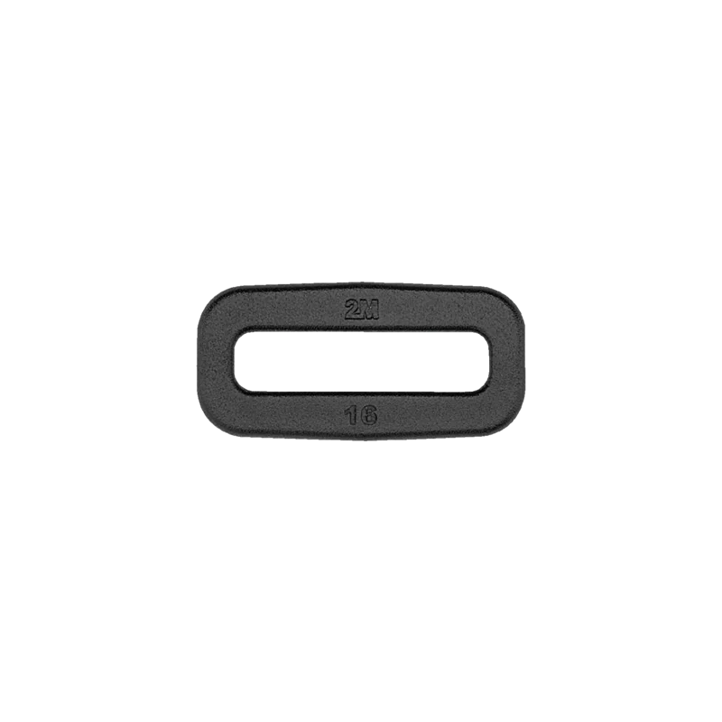 Inel OS 2M – inel plastic rotund, 25 mm, POM, negru