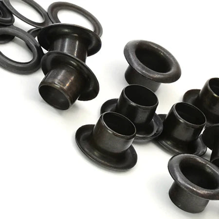 Ocheti metalici 5mm – cu saiba, culoare negru