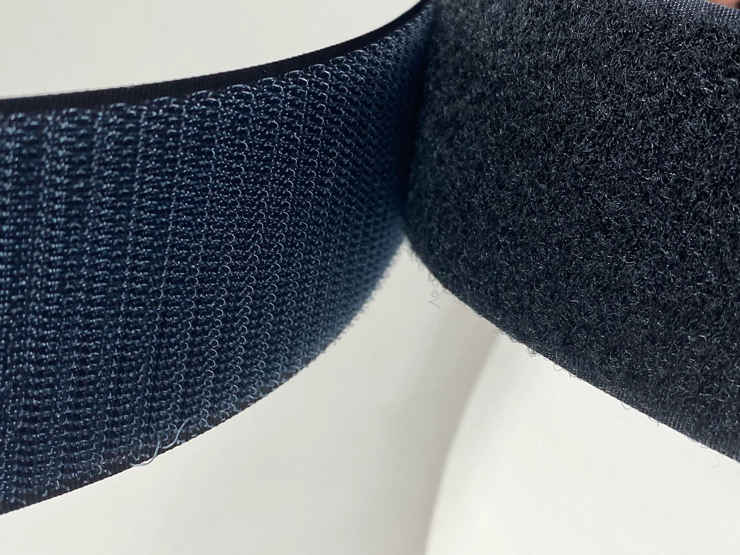 Banda Velcro Original Alfatex 38mm – Sistem arici textil rezistent Negru