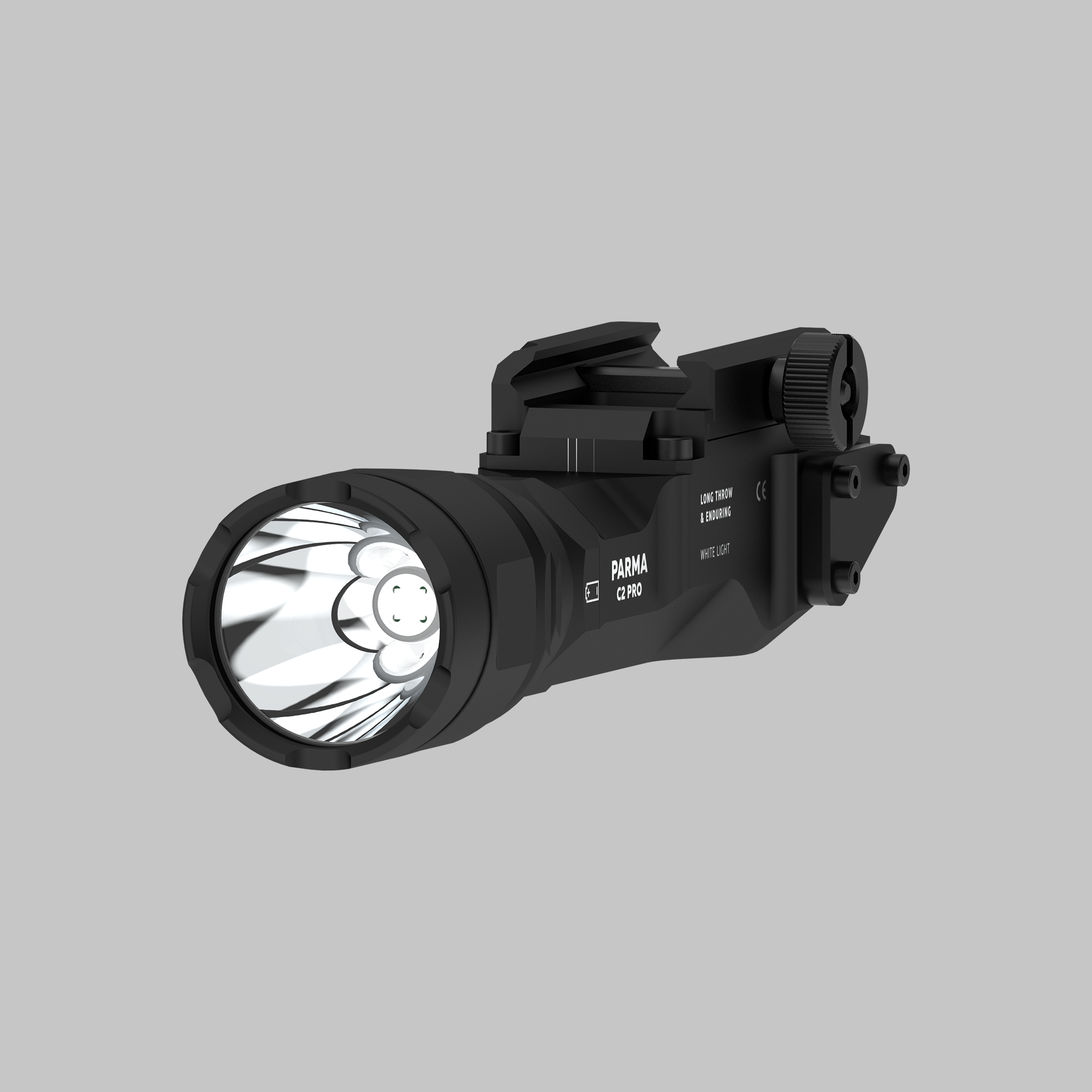 Armytek Parma C2 Pro acumulator și accesorii incluse