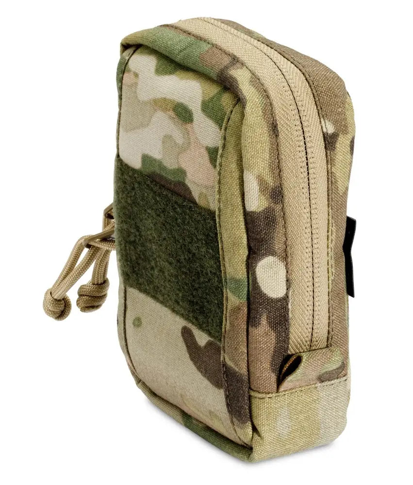 Pouch vertical Multicam cu panou Velcro 15x10x4 cm