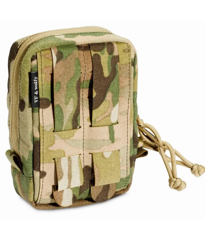 Admin Pouch Multicam vertical cu Velcro si MOLLE
