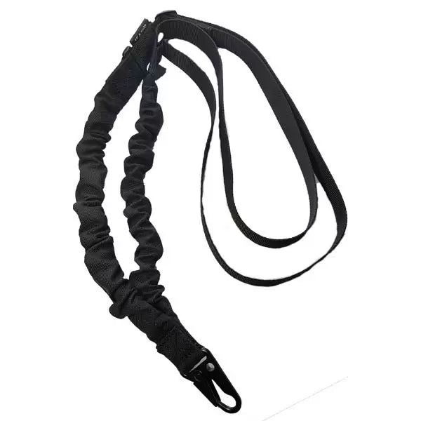 Curea tactică Sling 1 punct cu bungee și carabină HK