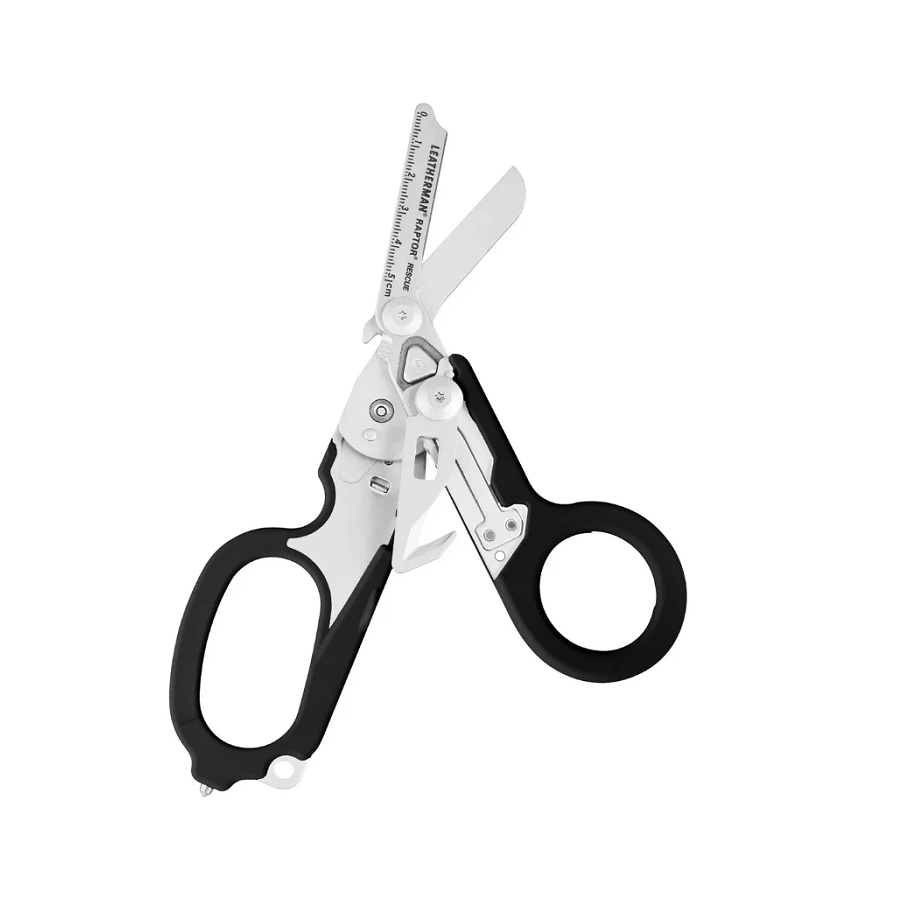 Leatherman Raptor Rescue – foarfecă multifuncțională pliabilă cu 6 unelte și toc