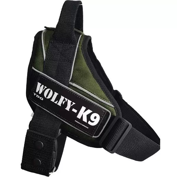 Ham K9 Olive din Cordura cu benzi reflectorizante
