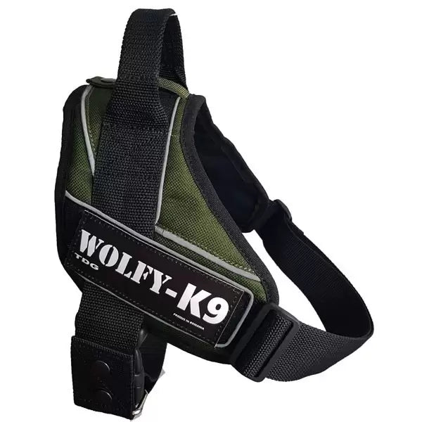 Panouri Velcro pentru patch-uri pe hamul K9 Olive