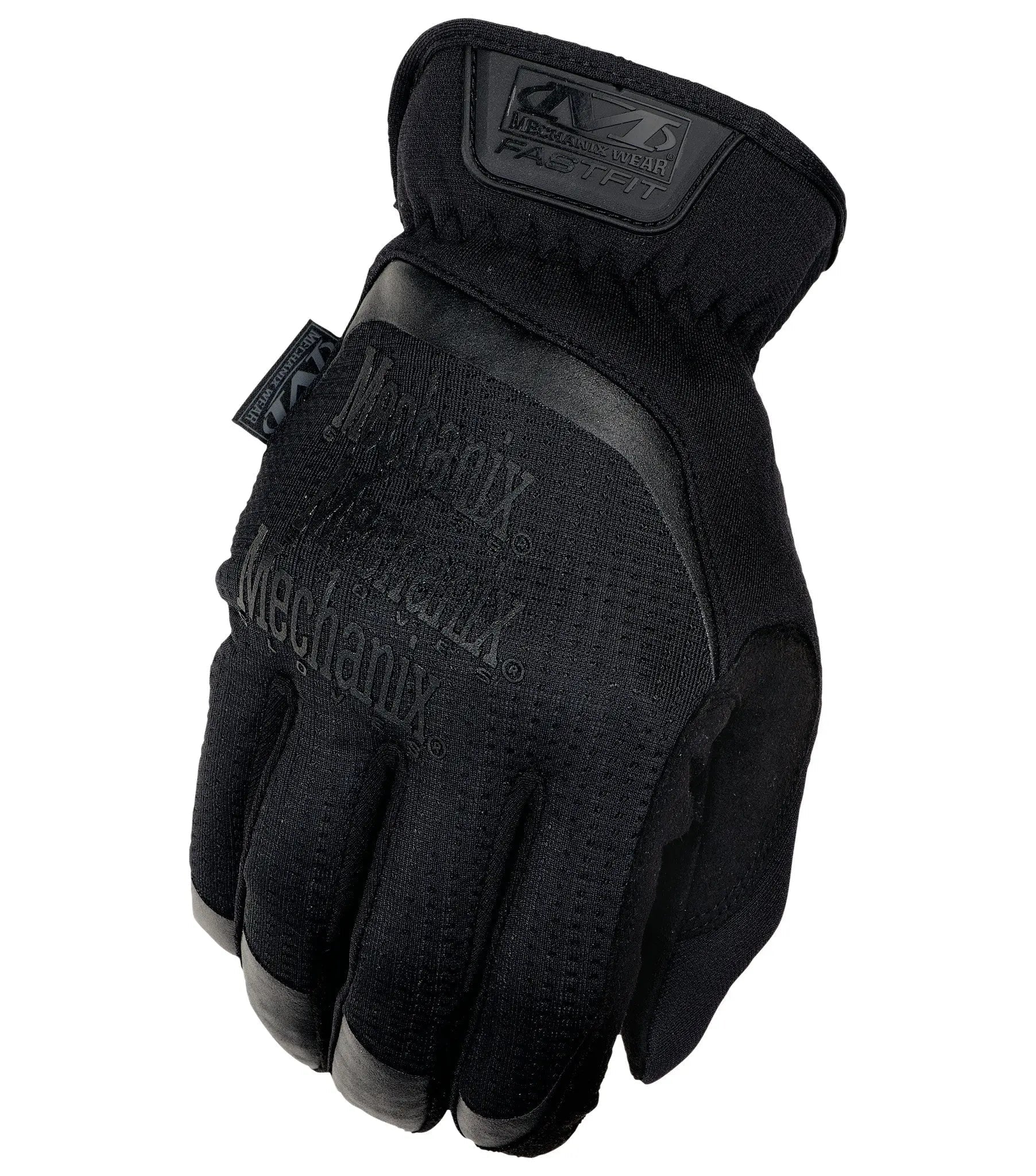 Mănuși tactice negre Mechanix FastFit vedere frontală