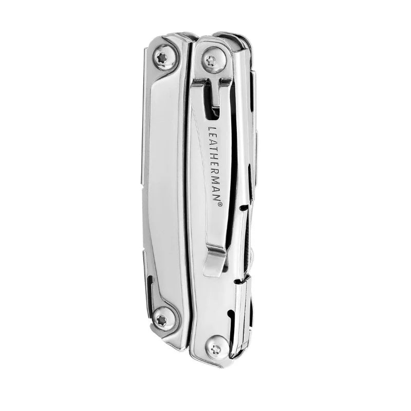 Leatherman Rev vedere laterala cu clema de buzunar