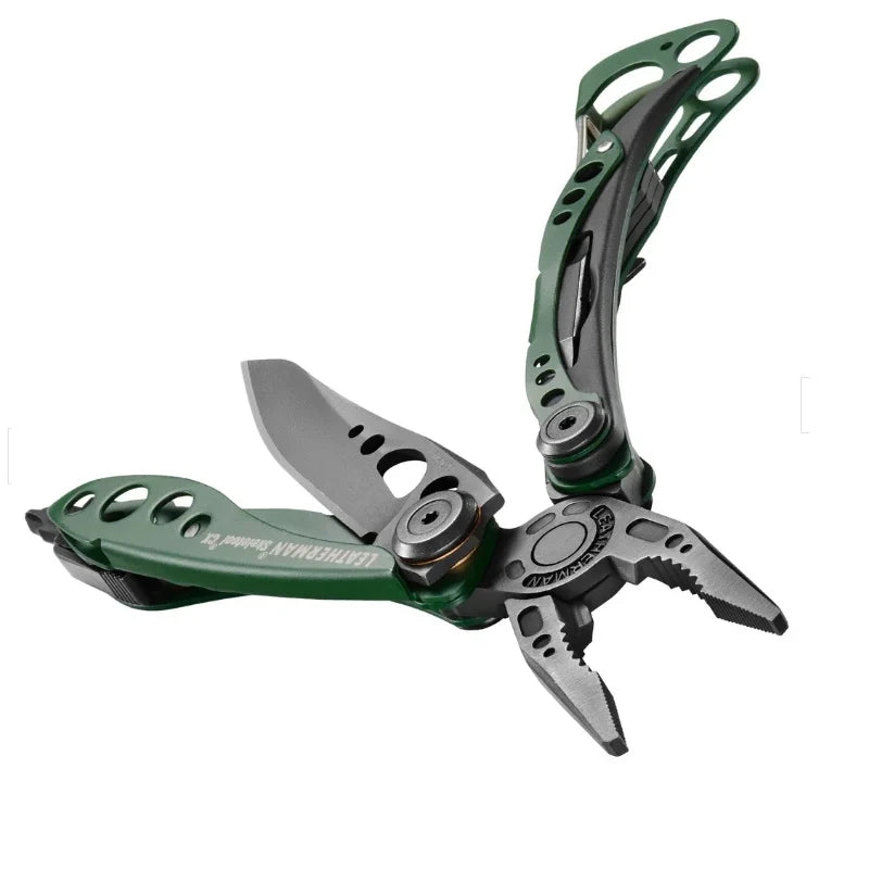 Leatherman Skeletool CX OD Green pliat vedere laterala