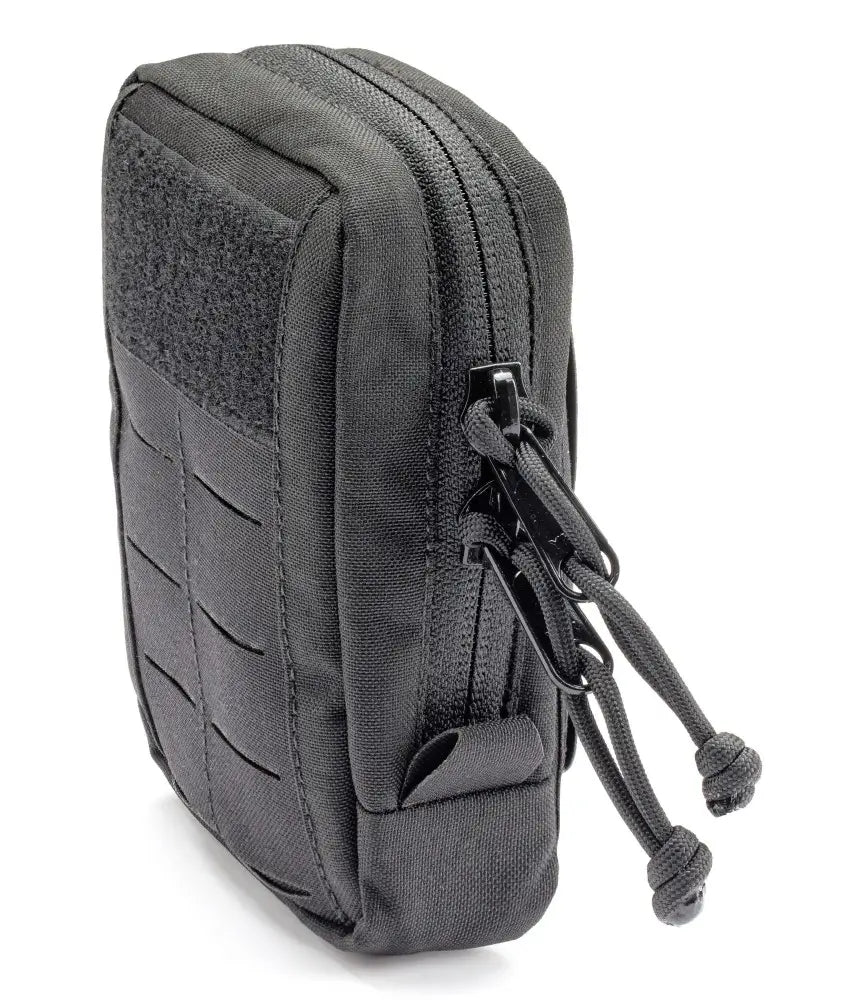 Pouch admin negru Cordura 500D cu fermoar YKK