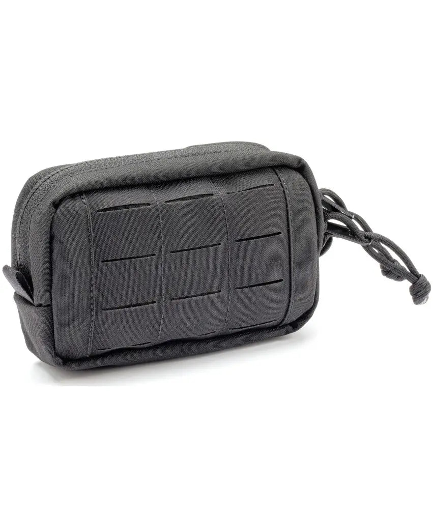Pouch tactic negru Cordura cu fermoar YKK