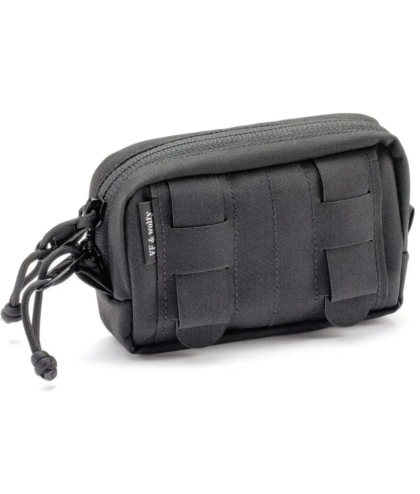 Pouch MOLLE Laser Cut negru 15x10x4 cm