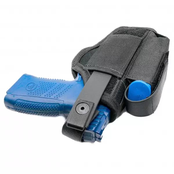 Toc pistol ambidextru cu portincarcator integrat