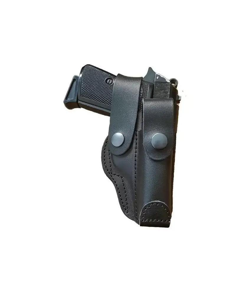 Toc din piele neagra pentru pistol Carpati