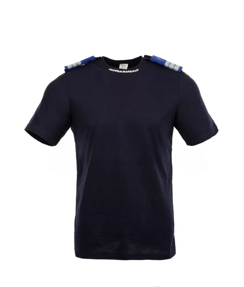 Tricou Jandarmerie bleumarin la baza gâtului