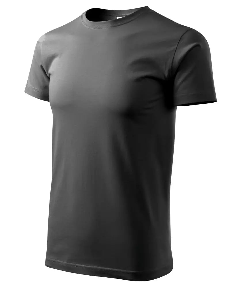 Tricou negru din bumbac 100% – vedere frontală