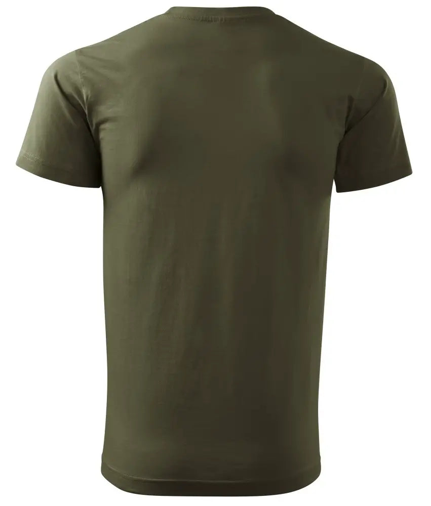 Tricou verde Olive Drab Malfini – vedere din spate