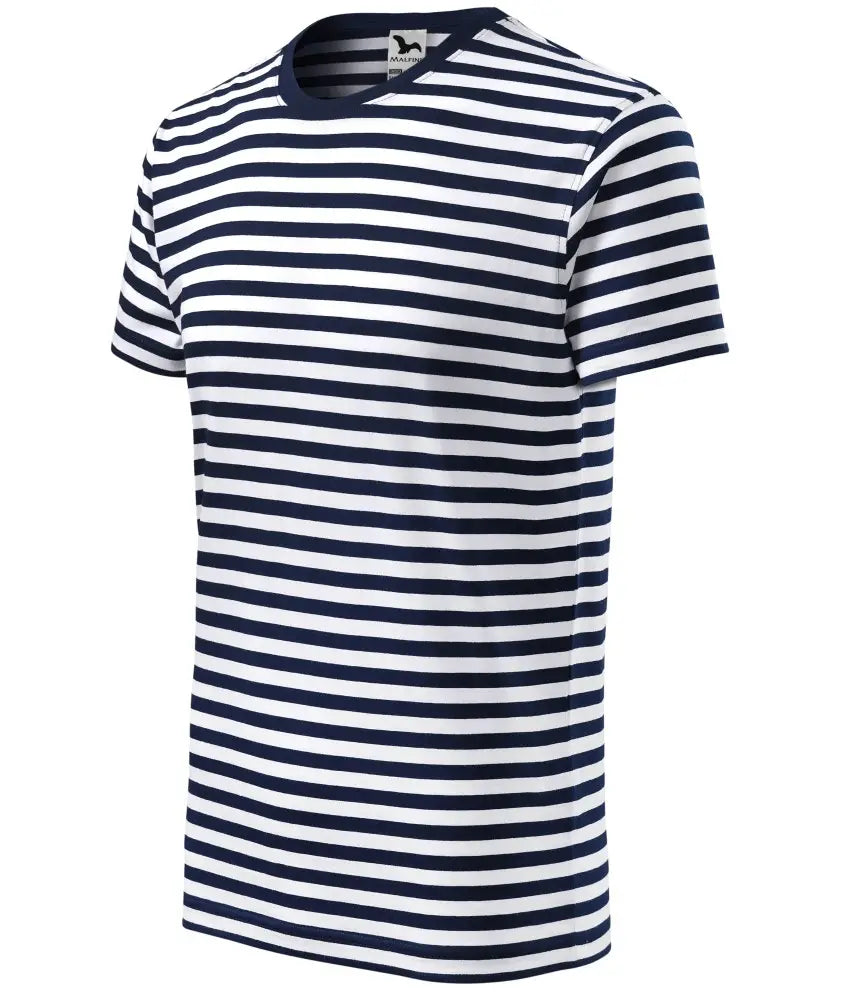 Tricou Sailor Navy cu dungi alb-albastre – vedere frontală